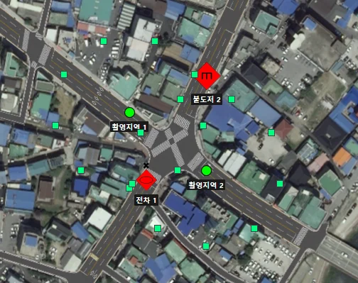 표적 배치 및 촬영 기준점 구성 화면 대표 이미지